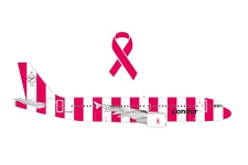 Herpa 538732 - 1:500 - Condor Airbus 320 FlyPink Plane